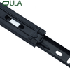 Canal telescópico de hardware de móveis Black acabamento Gaveta corredor Slide 35mm 3 slides de rolamento de esferas para gabinete para gabinete