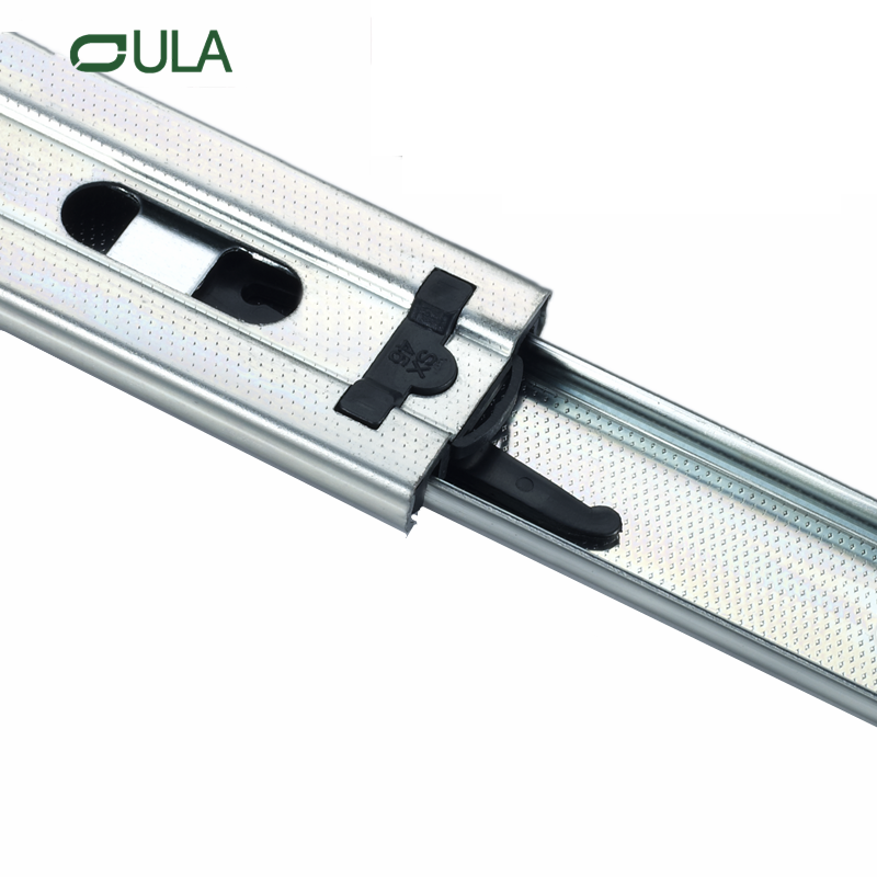 3 Dobrando a gaveta de acabamento de zinco de zinco Rail de gaveta de gaveta sob o Monte Triple Extension Slide por atacado