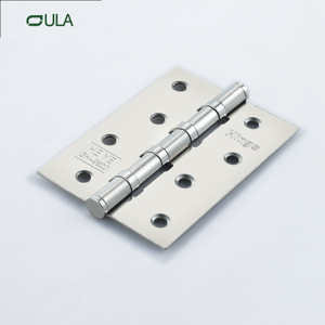 Logotipo OEM de alta qualidade escova de ferro aço de bunda plana porta dobradiça rolamento de esferas mobiliário pivô porta dobradiça janela hotel use moderno