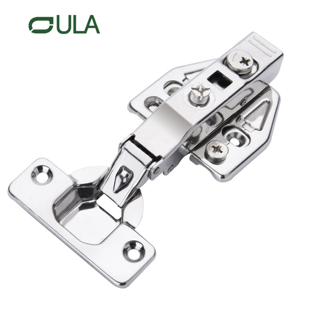 Armário de cozinha 3D de fechamento macio de ferro escondido Hinges hidráulicas de aço inoxidável acessórios de mobiliário de aço portas de hardware portas de hardware mola de mola