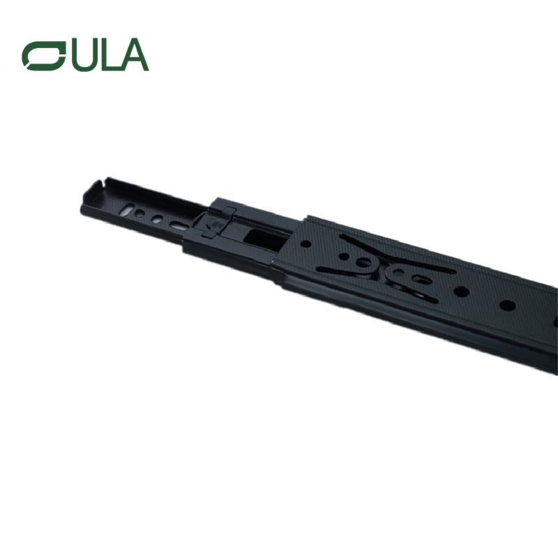 Fabricação profissional com rolamento de esferas pretas gaveta de acabamento escorreador slides de ferro pesado com serviço pesado