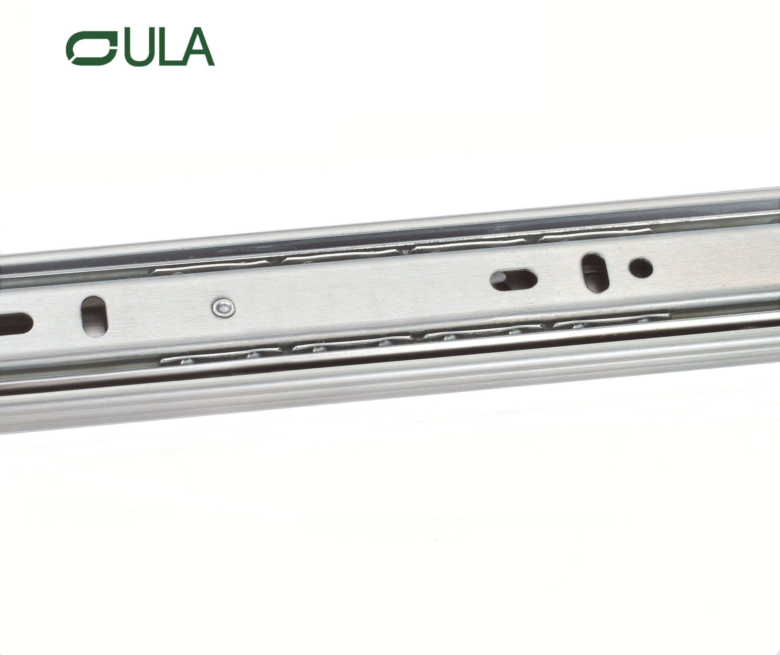 Moderno de 35 mm de canal telescópico gaveta corredor trilho de deslizamento Triplo dobra de aço inoxidável rolamentos de bola de aço tabelas de cozinha uso de cozinha use